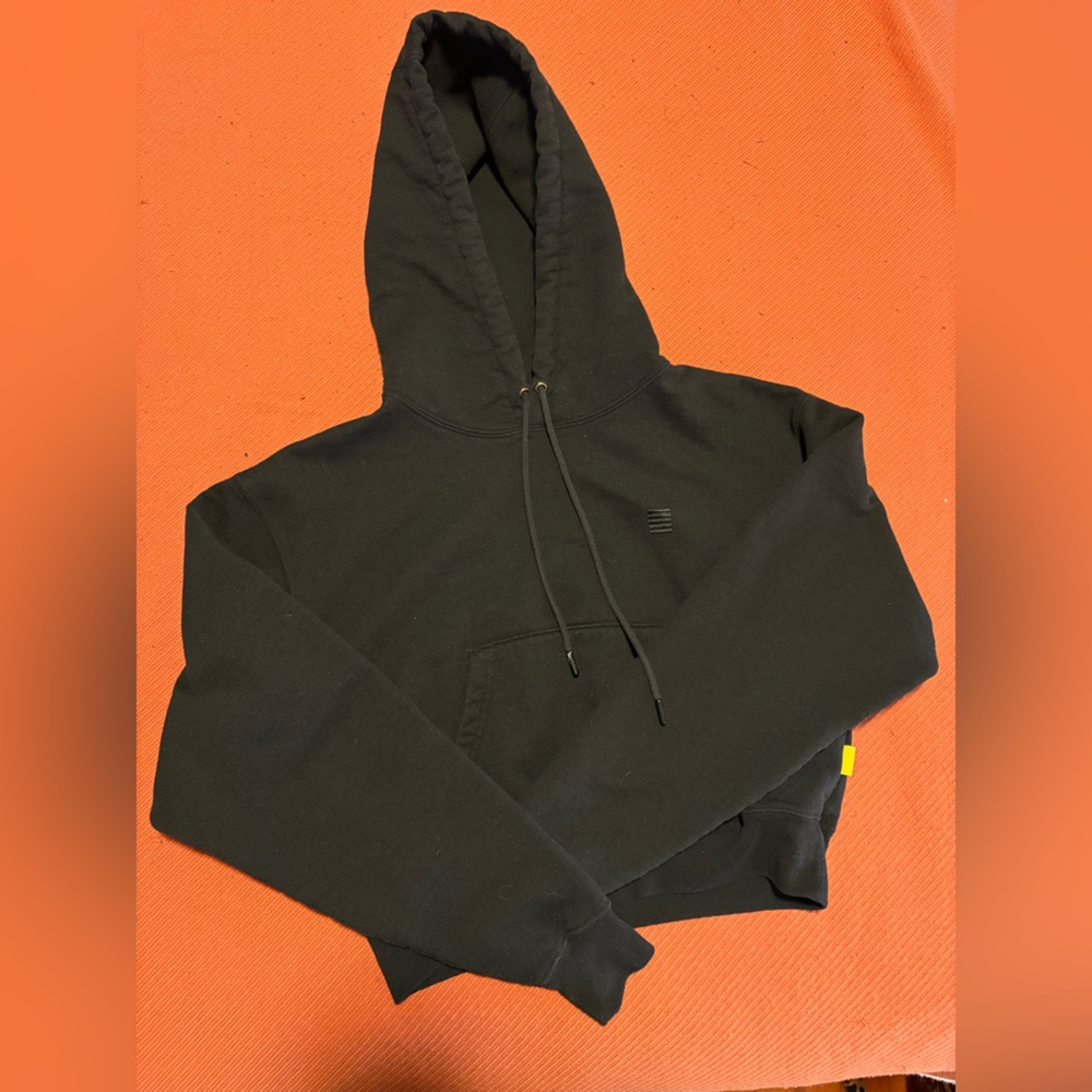 Yellow Label Classic Black Hoodie
